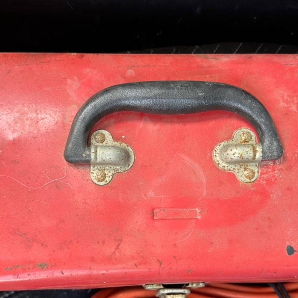 Vintage Sears Craftsman USA Red Metal Tool Box Handbox RARE HTF - Picture 2 of 3